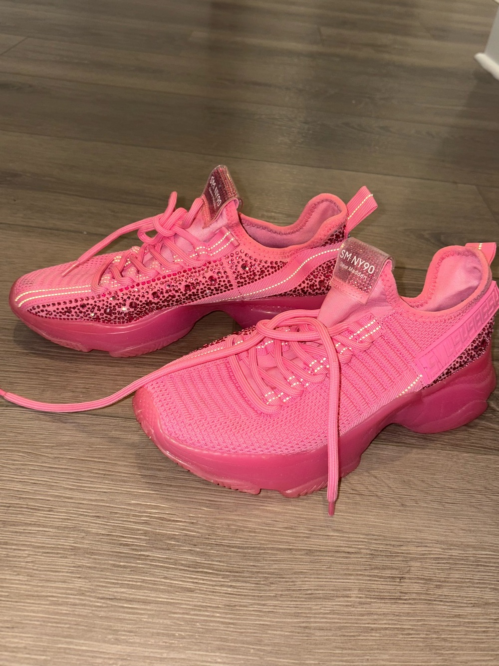 Steve Madden SMNY90 Pink Athletic Sneakers - Comfortable Lightweight Design
